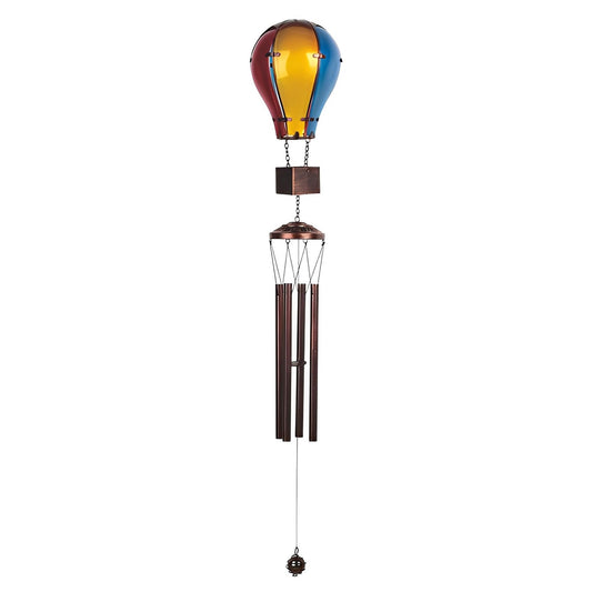 ICE ARMOR 41" Long Color Glass Air Balloon Wind Chime