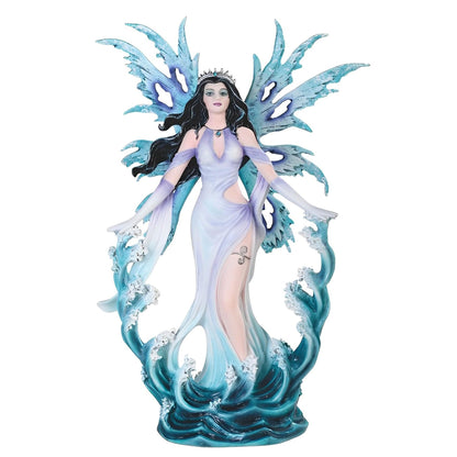 ICE ARMOR 11.25" H Water Fairy Statue Fantasy Decoration Figurine