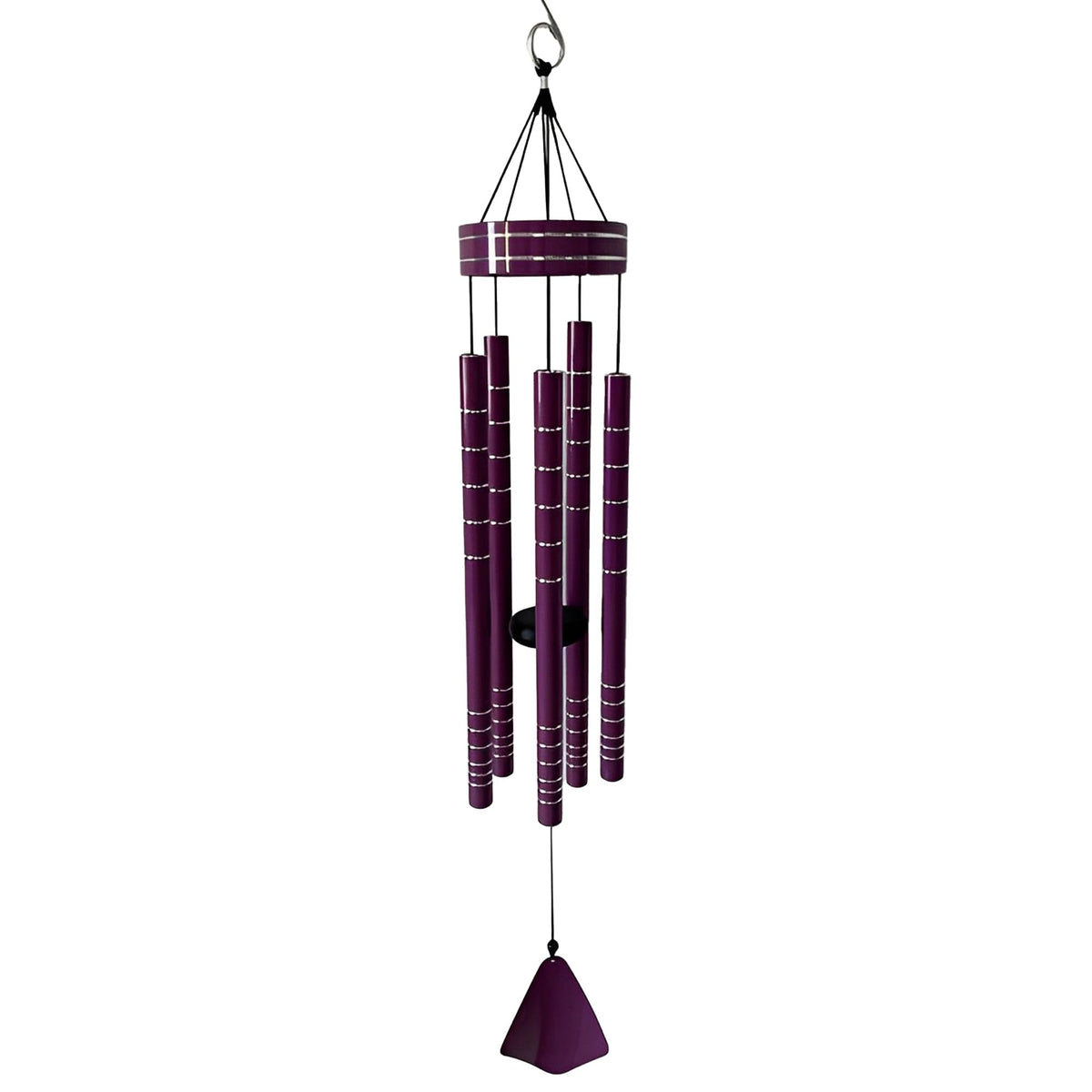 ICE ARMOR 40" Long Purple Tuned Traditional Wind Chime