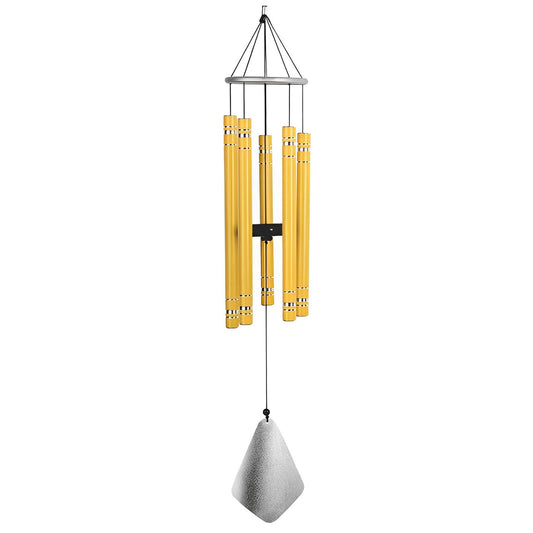 ICE ARMOR 36" Long Tuned Wind Chime Traditional Yellow Tube