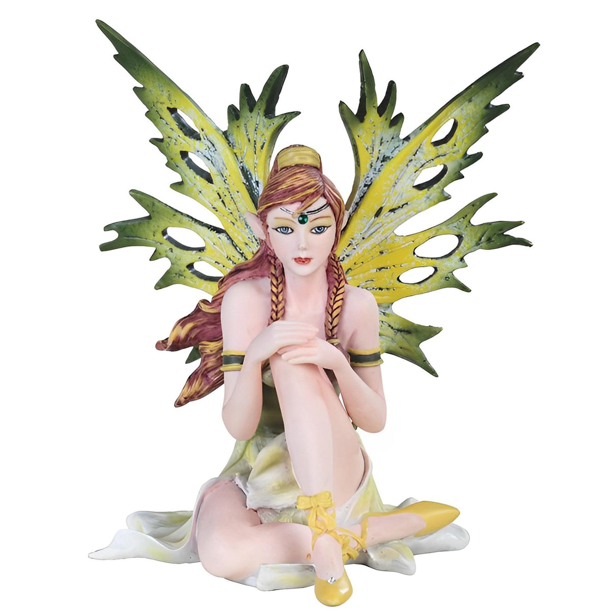 ICE ARMOR 5" H Spring Forest Fairy Statue Fantasy Decoration Figurine