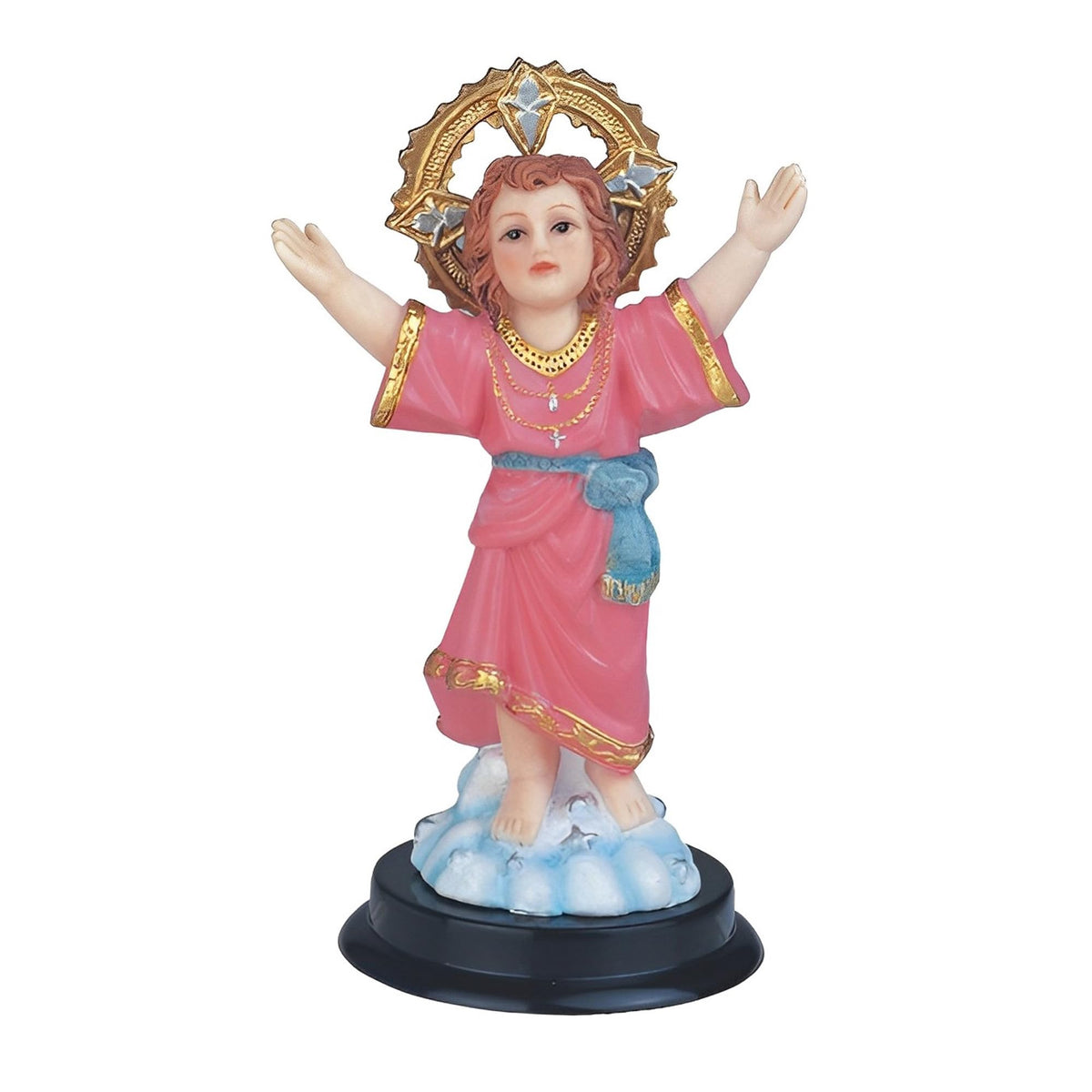 ICE ARMOR 5" H Holy Child Santo Divino Nino Statue Divine Child Jesu Holy Figurine Religious Decoration