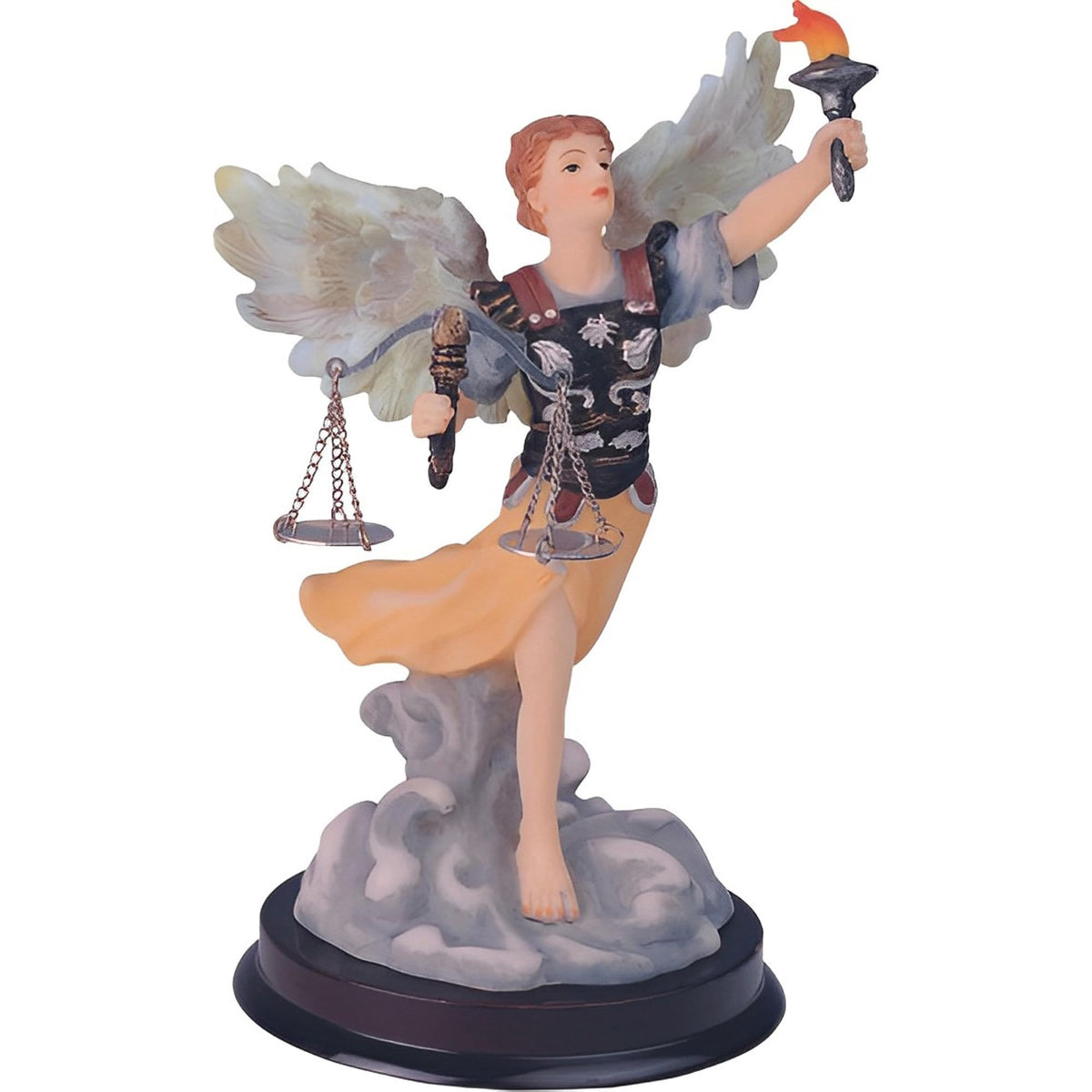 ICE ARMOR 6" H Archangel Uriel Statue Angel of Wisdom Holy Figurine Religious Decoration