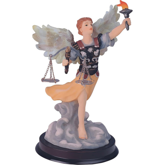 ICE ARMOR 6" H Archangel Uriel Statue Angel of Wisdom Holy Figurine Religious Decoration