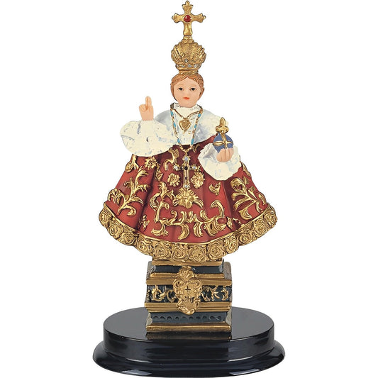 ICE ARMOR 5" H Infant Jesus of Prague Statue Child Jesus of Prague Holy Figurine Religious Decoration