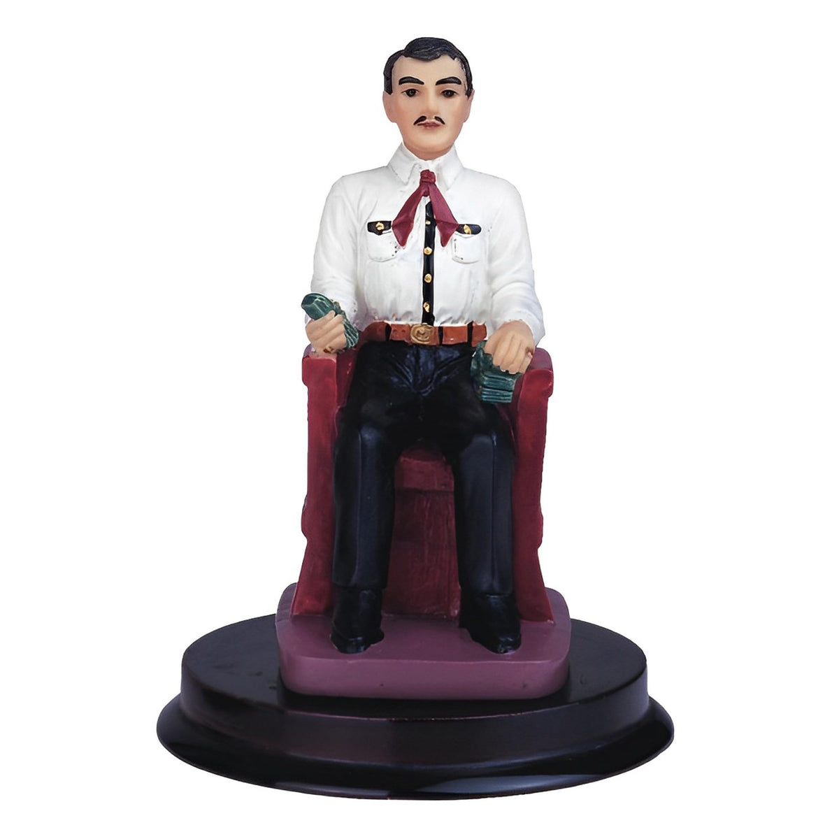 ICE ARMOR 5" H Jesus Malverde Statue Angel of The Poor Sinaloa Religious Figurine Holy Figurine Religious Decoration