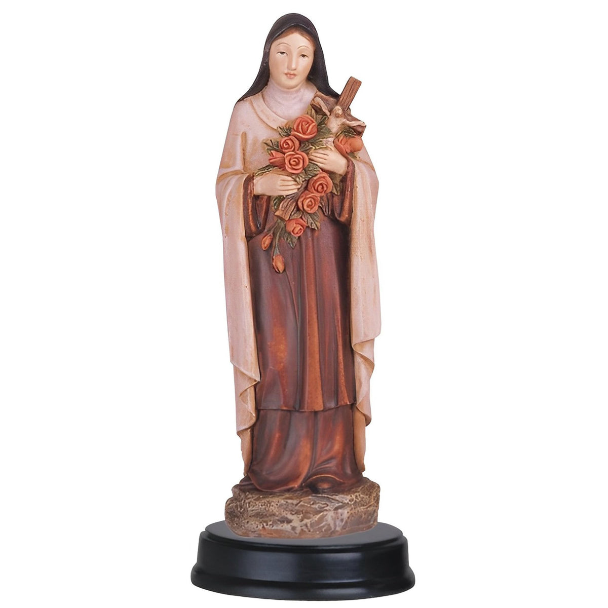 ICE ARMOR 5" H Saint Teresa Statue Saint Teresa of Lisieux Holy Figurine Religious Decoration