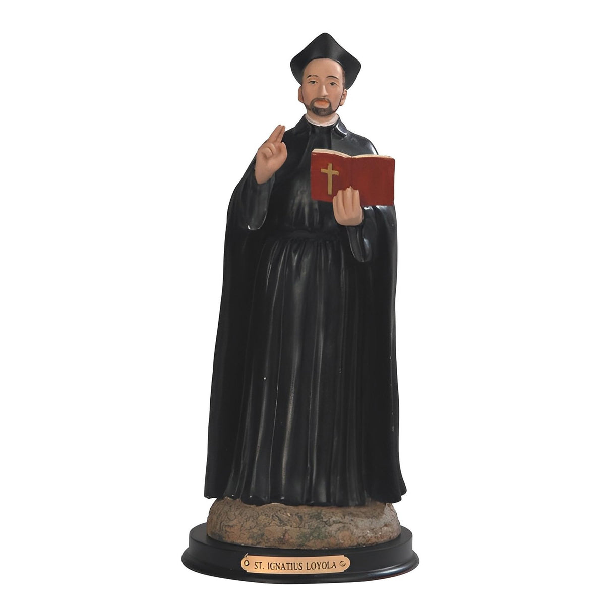ICE ARMOR 12" H Saint Ignatius of Loyola Statue Ignatius of Loyola Holy Figurine Religious Decoration