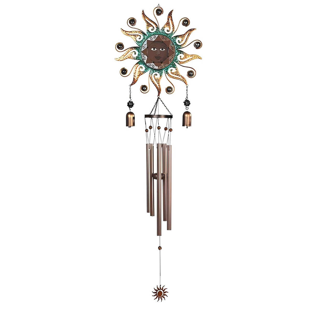 ICE ARMOR 48" Long Sun Gem Wind Chime Celestial Wind Chime