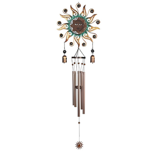 ICE ARMOR 48" Long Sun Gem Wind Chime Celestial Wind Chime