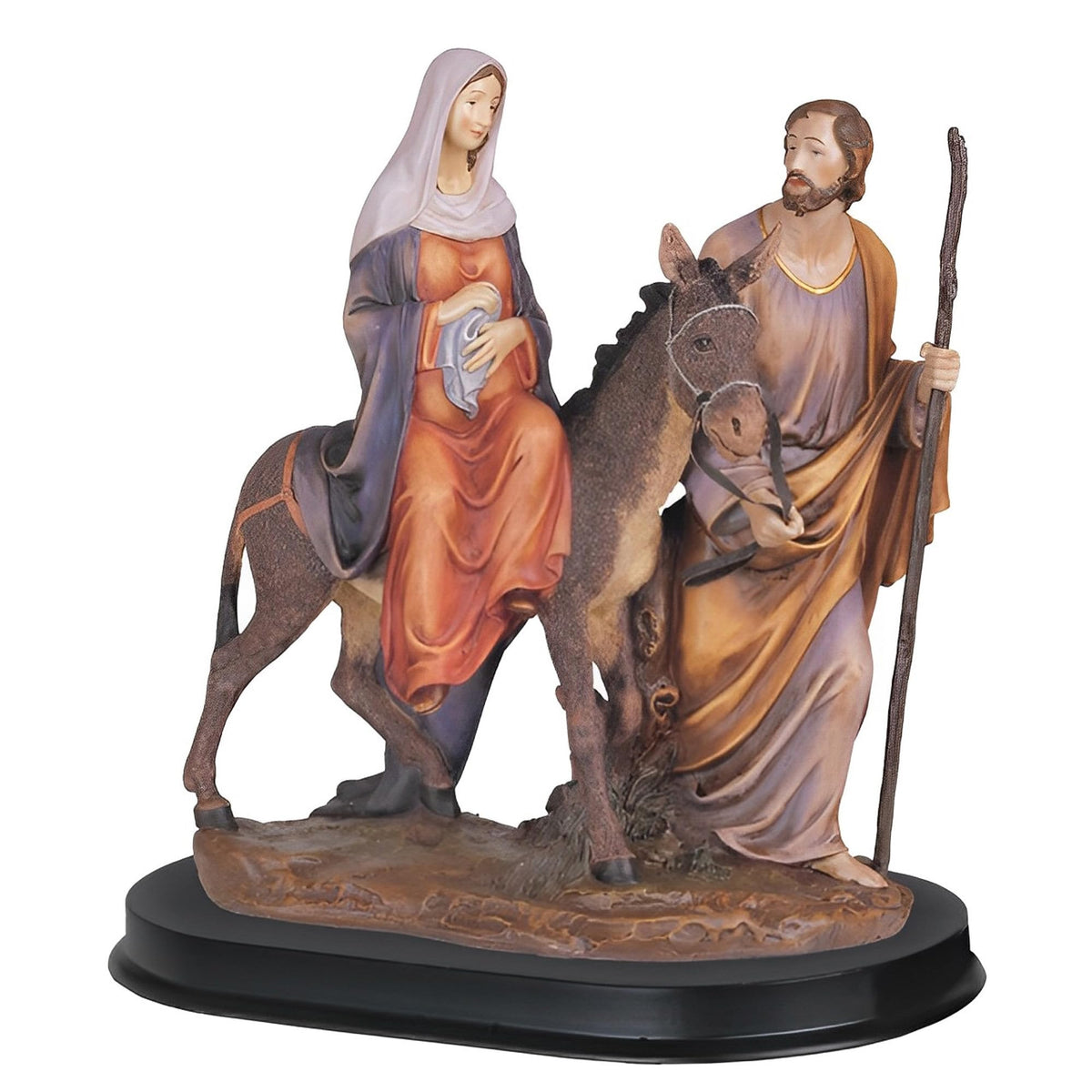 ICE ARMOR 12" H The Pilgrims Statue Holy Figurine Religious Decoration