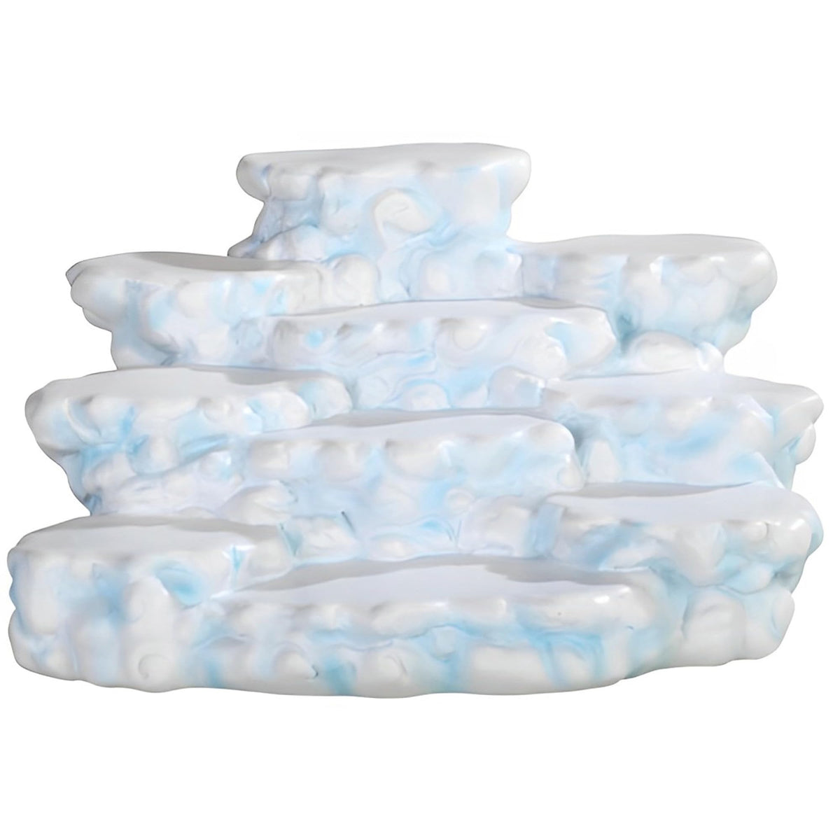 ICE ARMOR 8" W White Clouds Display Stand for Fantasy World Statue Decoration Figurine
