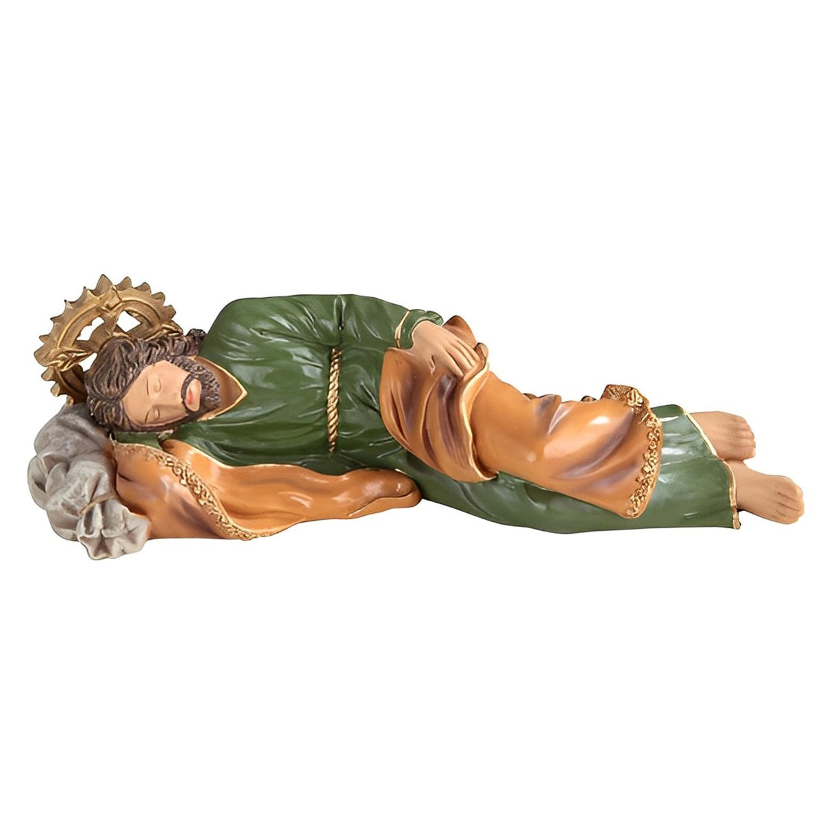 ICE ARMOR 12" W Sleeping St. Joseph Statue Holy Figurine Religious Decoration