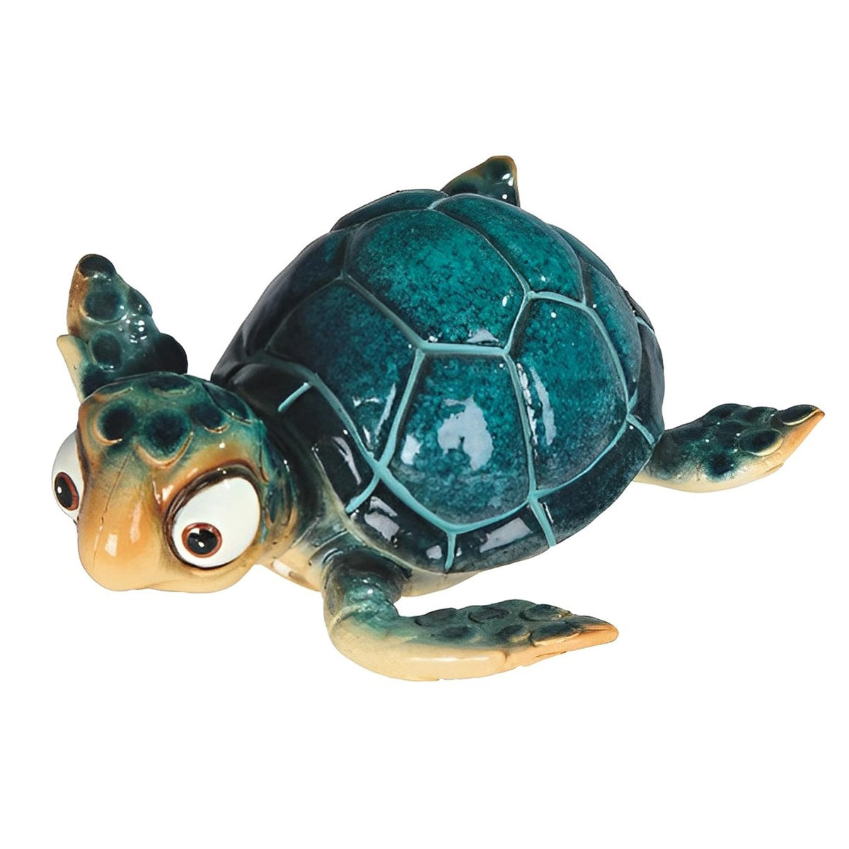 ICE ARMOR 6" W Cute Blue Sea Turtle Statue Marine Life Decoration Figurine