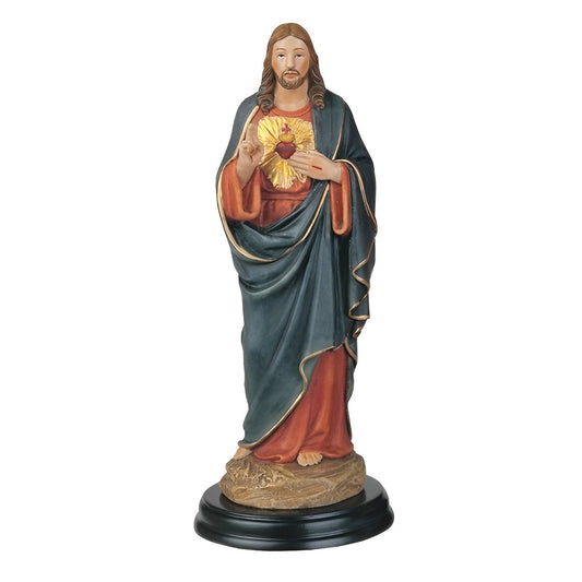ICE ARMOR 5" H Sacred Heart of Jesus Statue Holy Figurine Religious Decoration