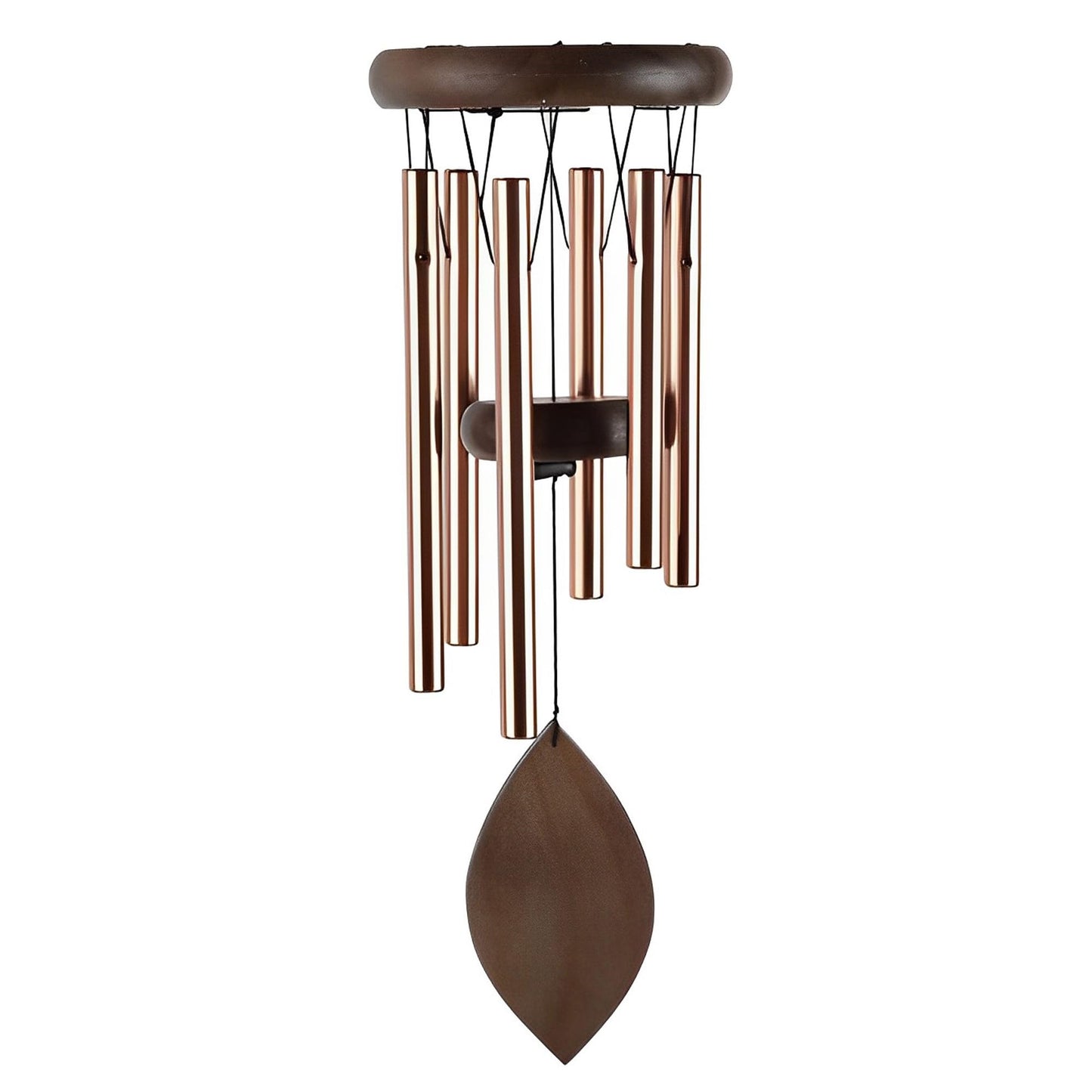 ICE ARMOR 20" Long Wooden Top Wind Chime with Copper Tube
