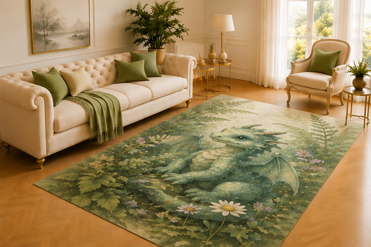 ICE ARMOR 5' x 7' Modern Abstract Geometric Area Rug for Living Room,Soft Low Pile Indoor Rug with Non-Slip Silicone Backing,Decorative Carpet for Bedroom,Dining Room,Office,Blue