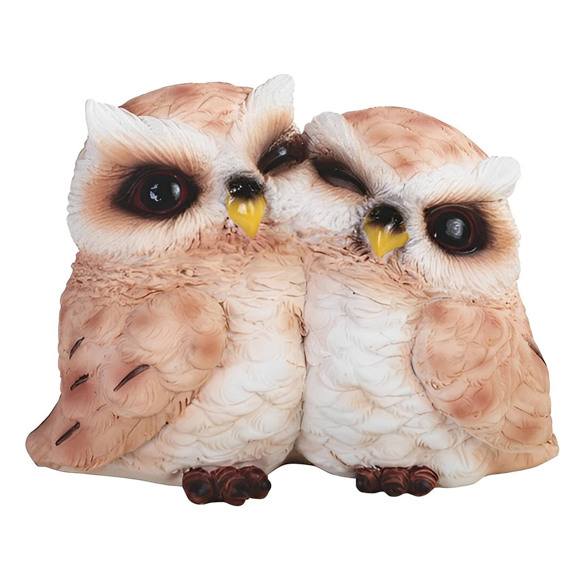 ICE ARMOR 4.5" W Lovely Owl Babys Statue Wild Animal Decoration Figurine