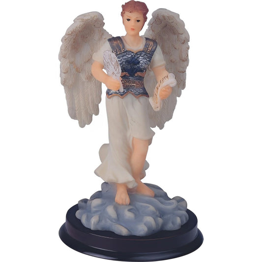 ICE ARMOR 6" H Archangel Gabriel Statue The Messenger Angel Holy Figurine Religious Decoration