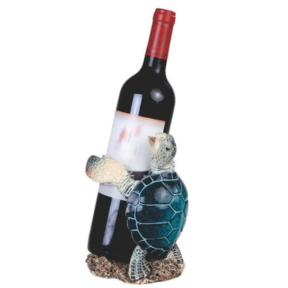 ICE Armor Decorative Wine Bottle Holder, Wine Rest Statue, Home Decor Wine Display Table Centerpiece for Tabletops and Counters, Wine Lovers Gift