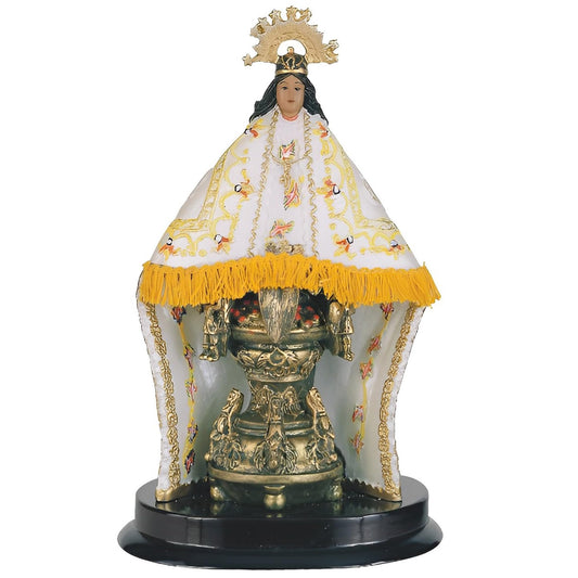 ICE ARMOR 5" H Our Lady of Juquila Statue Nuetra Senora de Virgen Mexico Holy Figurine Religious Decoration