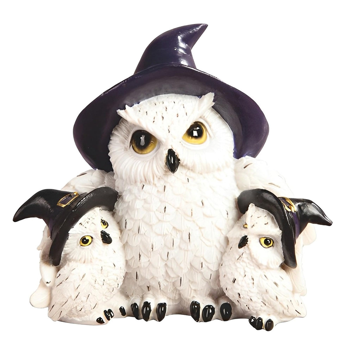 ICE ARMOR 5.25" W Owl Family of 3 Statue Fantasy Decoration Figurine