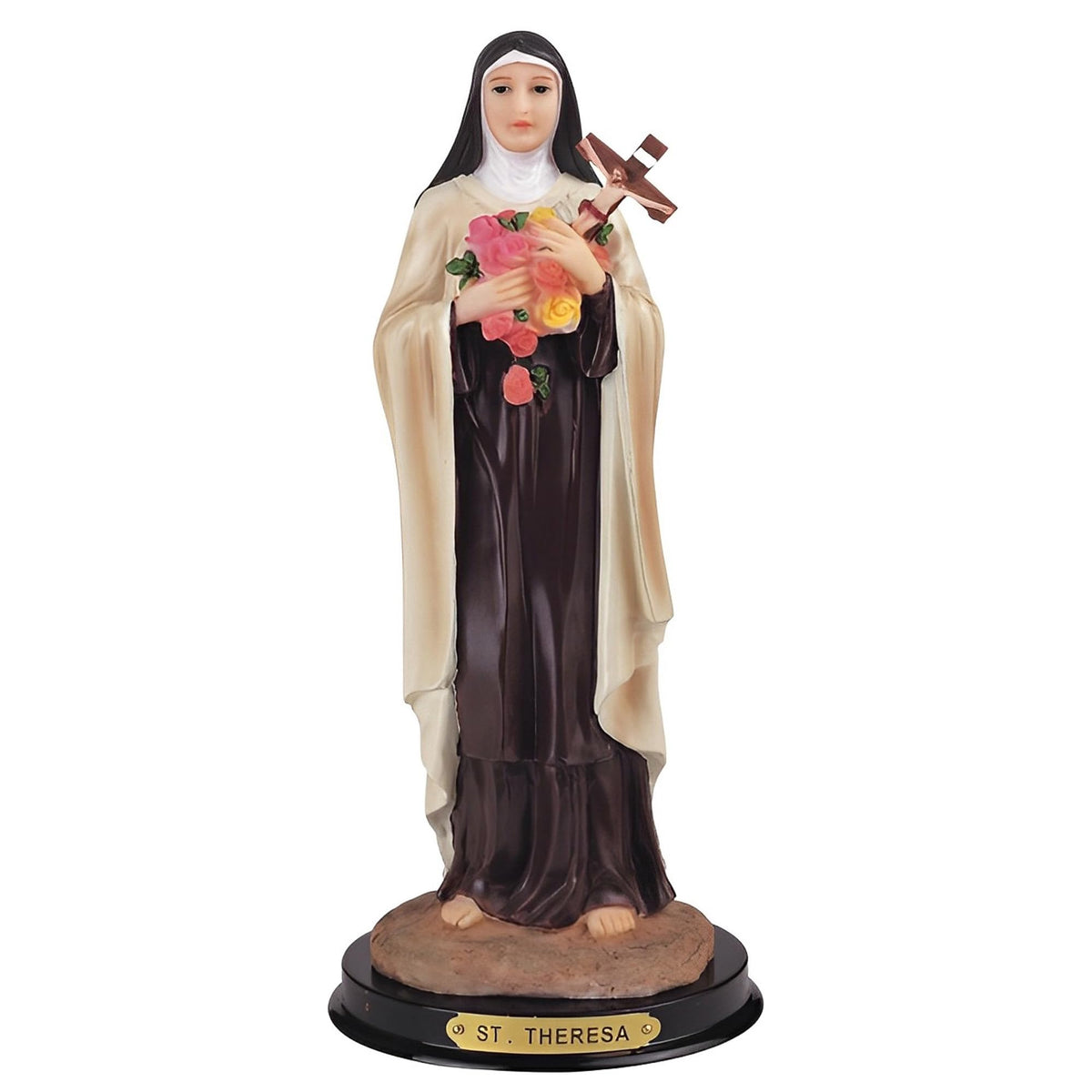 ICE ARMOR 12" H Saint Teresa Statue Saint Teresa of Avila Holy Figurine Religious Decoration