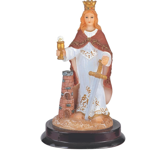 ICE ARMOR 5" H Saint Barbara Statue Great Martyr Barbara Holy Figurine Religious Decoration