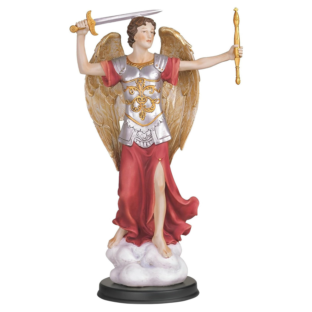 ICE ARMOR 12" H Archangel Michael Statue Saint Michael The Strongest Angel Holy Figurine Religious Decoration