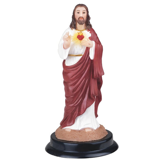 ICE ARMOR 5" H Sacred Heart of Jesus Statue Holy Figurine Religious Decoration