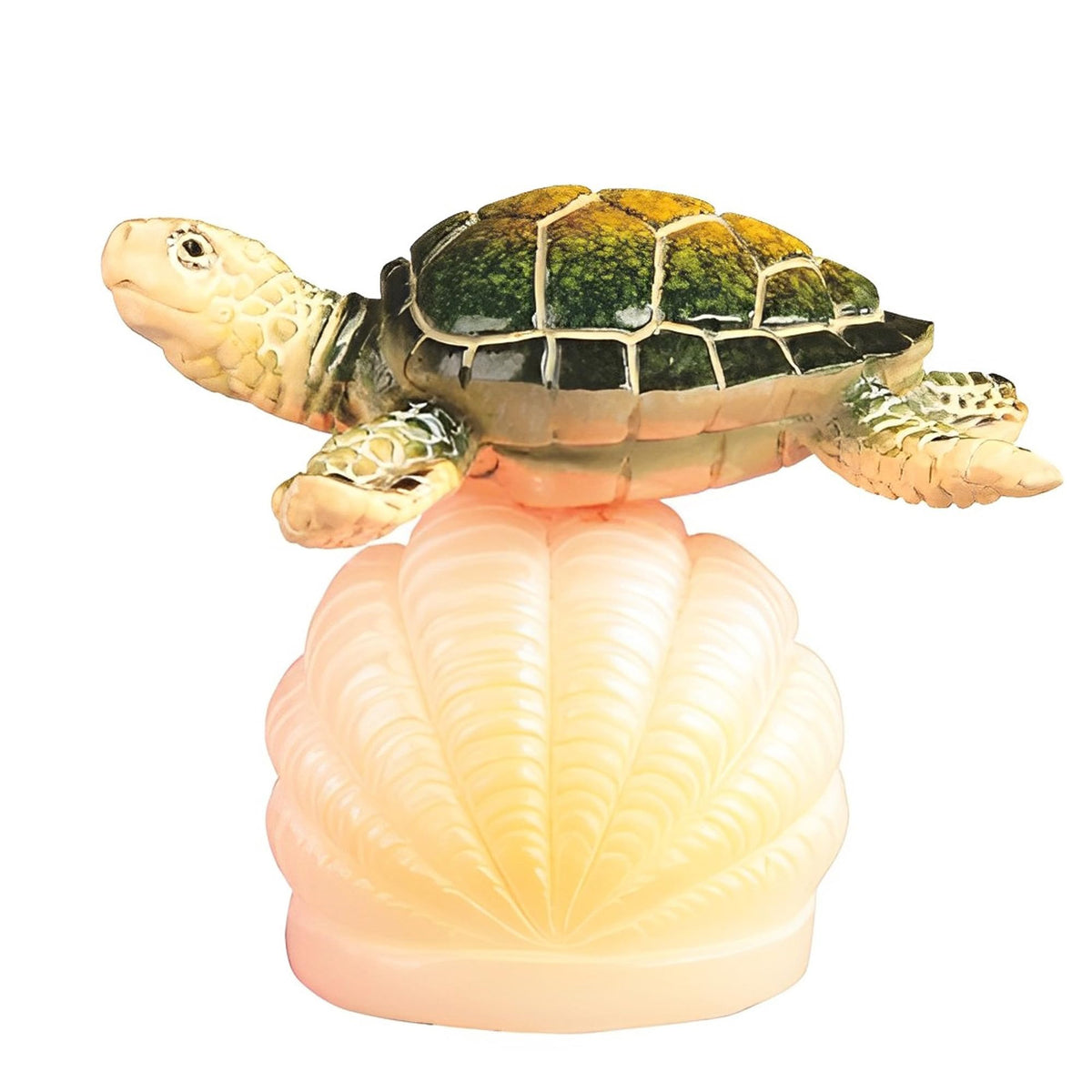 ICE ARMOR 3" H LED Sea Turtle on Shell Statue Fantasy Decoration Figurine