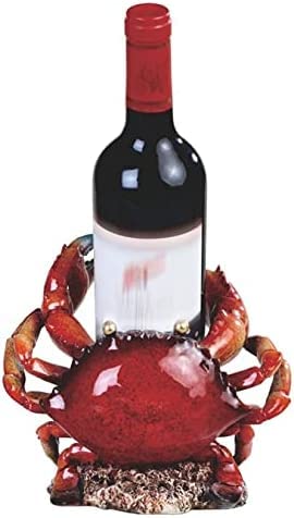 ICE Armor Decorative Wine Bottle Holder, Wine Rest Statue, Home Decor Wine Display Table Centerpiece for Tabletops and Counters, Wine Lovers Gift