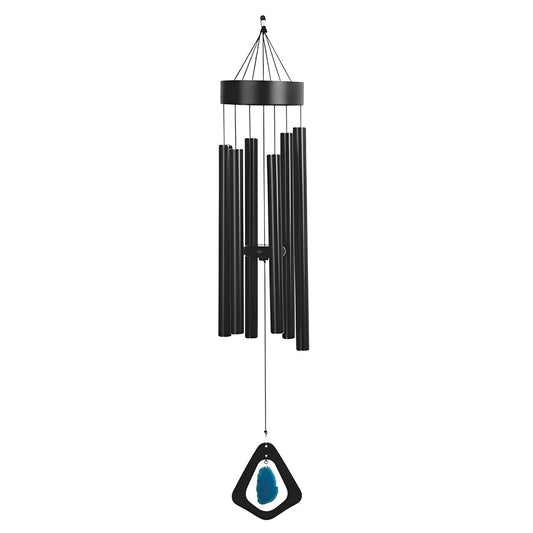 ICE ARMOR 41" Long Black Metal Wind Chime