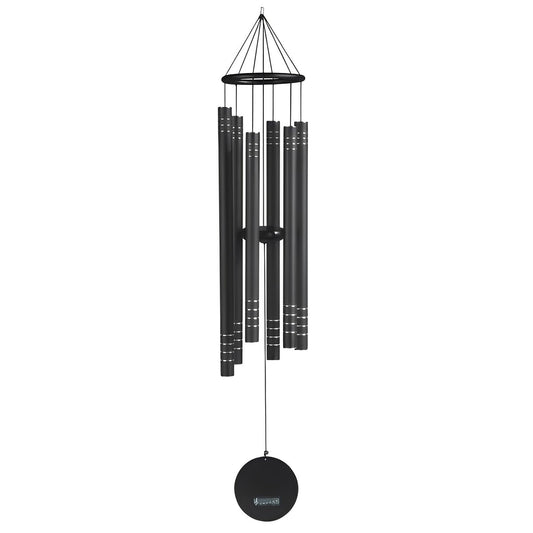 ICE ARMOR 43" Long Black Traditional Tuned Wind Chime