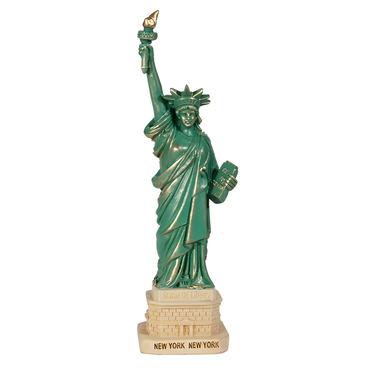 ICE ARMOR 6" H Statue of Liberty Replica Sculpture New York City Liberty Island Collection Souvenirs NYC Decoration Figurine