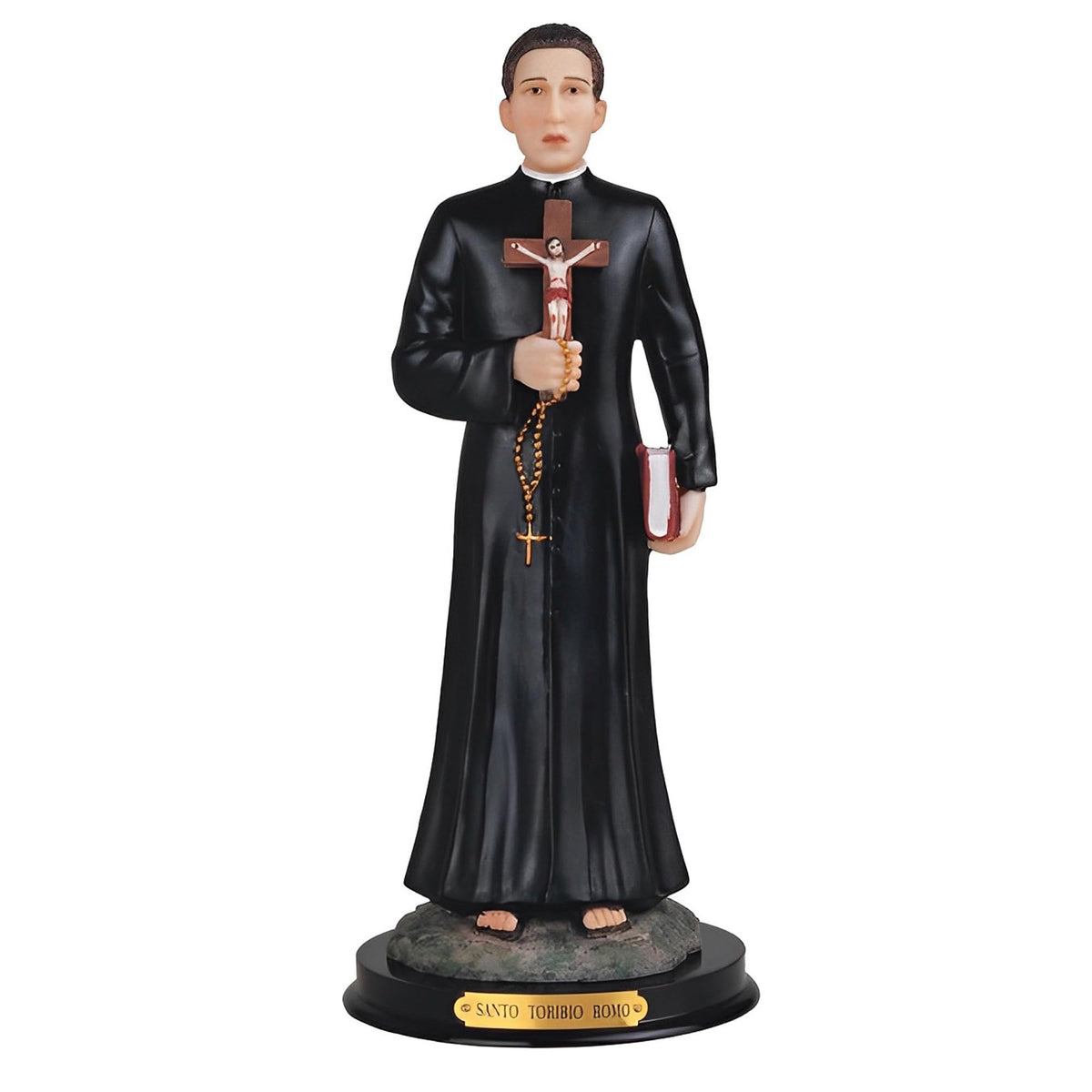 ICE ARMOR 12" H Saint Toribio ROMO Statue Toribio ROMO Gonzalez Holy Figurine Religious Decoration