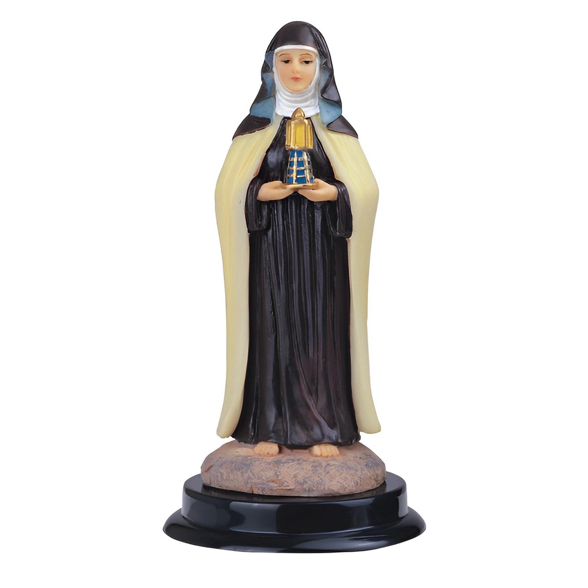 ICE ARMOR 5" H Saint Clare Statue St. Clare of Assisi Holy Figurine Religious Decoration