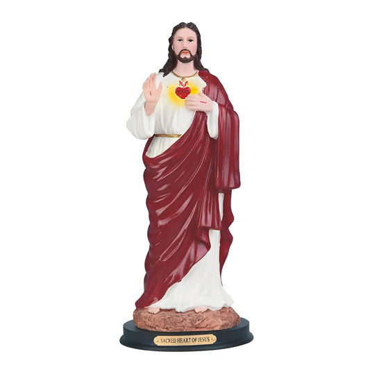 ICE ARMOR 16" H Sacred Heart of Jesus Statue Holy Figurine Religious Decoration