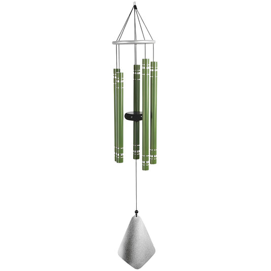 ICE ARMOR 36" Long Tuned Wind Chime Traditional Green Tube