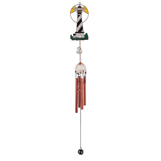 ICE ARMOR 22" Long Lighthouse Wind Chime with Copper Gem