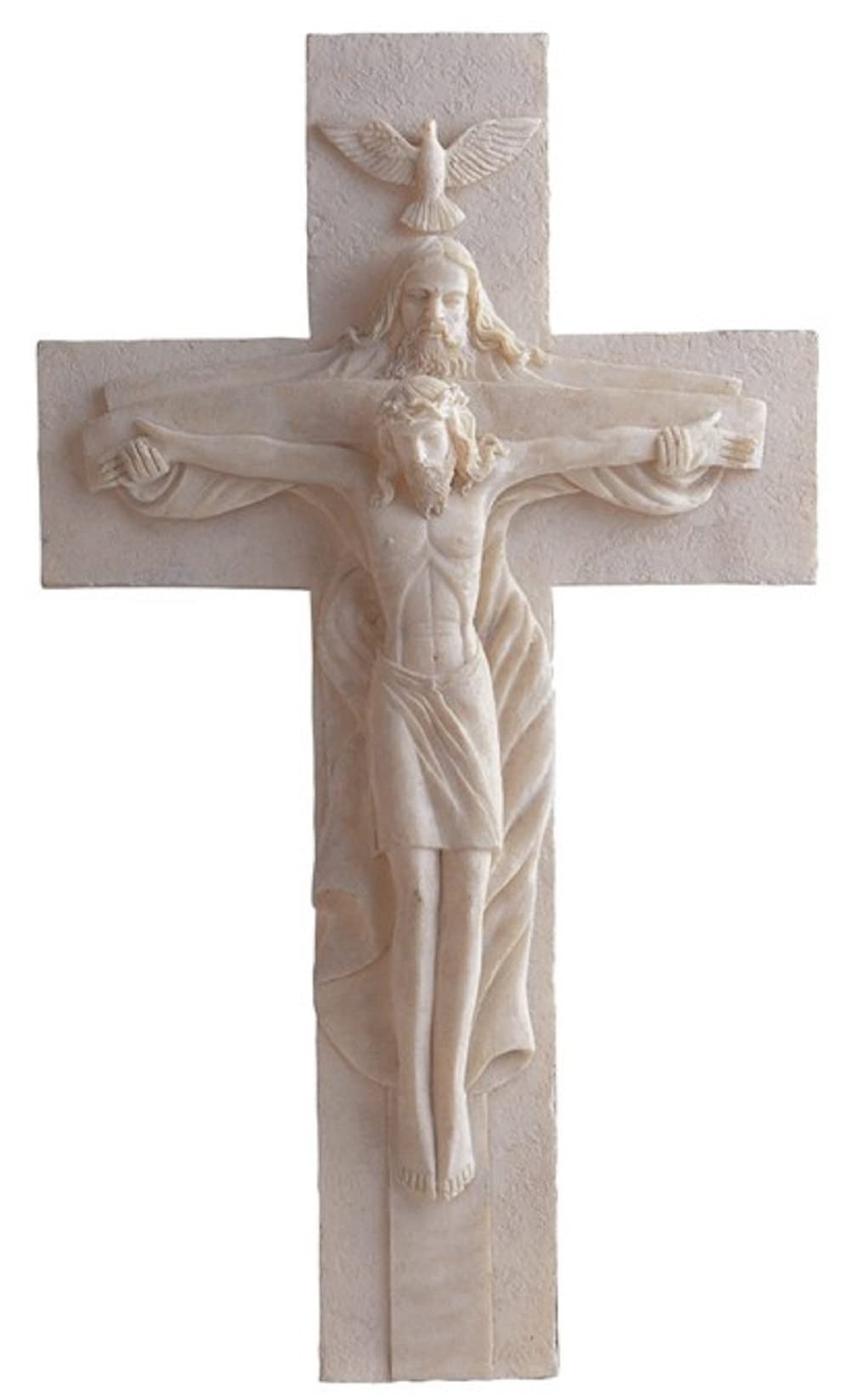 ICE ARMOR 15.5"H Jesus Cross Atrio with God Crucifixion Holy Figurine Religious Wall Decoration